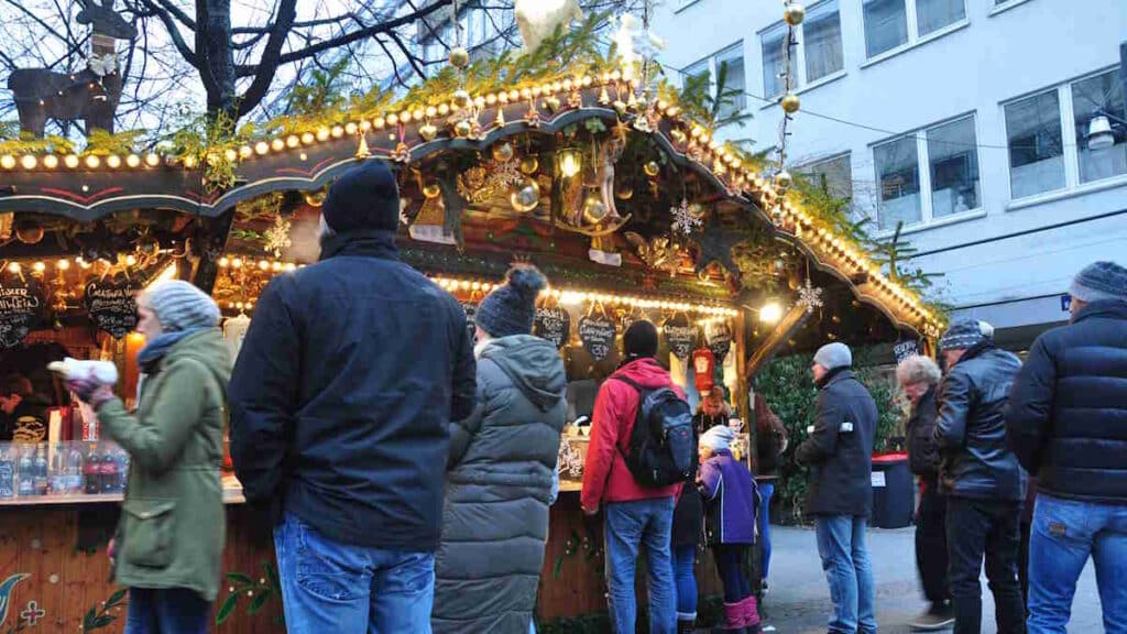 Mercado de Natal e Medieval em Pforzheim na Alemanha