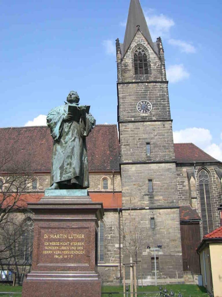 Breve História de Erfurt, Alemanha - Martin Luther